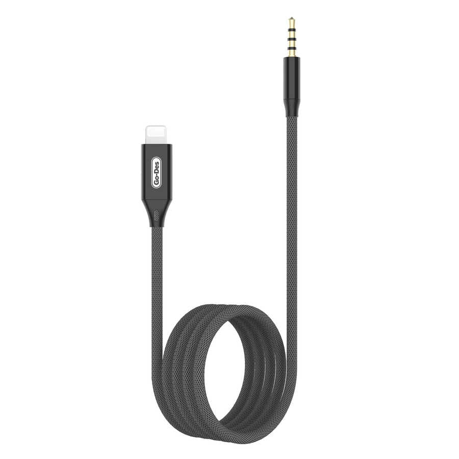 Go-Des GAC-363 Lightning To 3.5mm Aux Kablo - 1 Go-Des GAC-363 Lightning To 3.5mm Aux Kablo - 1